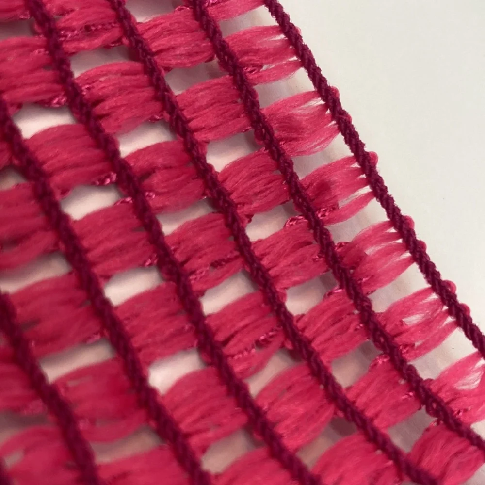 Light Purple Elastic Crochet Trim 1 3/4